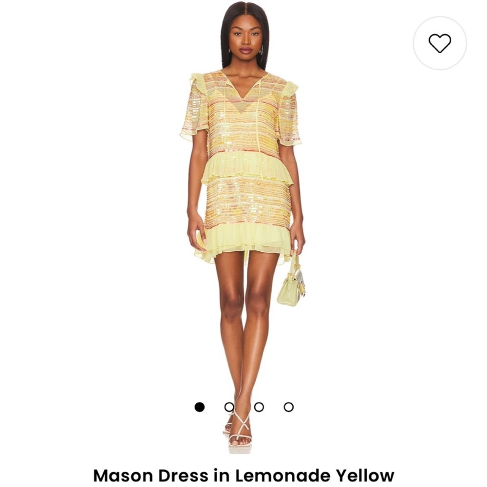 Mason dress in lemonade yellow